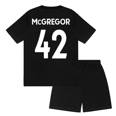 Image of Celtic FC Boys McGregor 42 Sublimation Short Pyjamas Green 12 13 Years