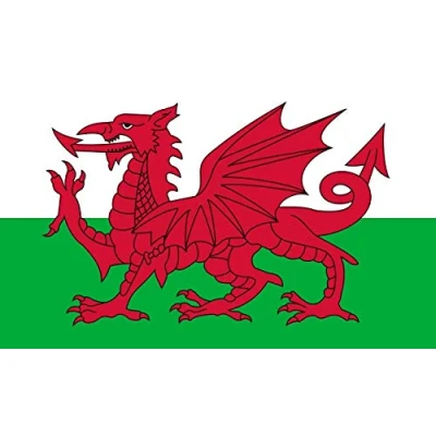 Image of Shaws Direct Welsh Dragon 100% Polyester Beach Towel Cymru/Wales Flag