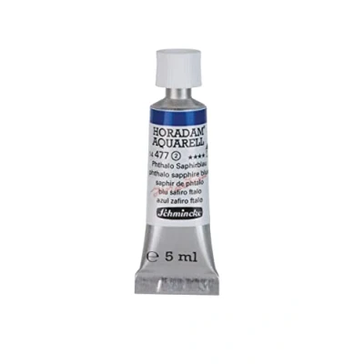 Image of Schmincke HORADAM® AQUARELL finest artists&#039; watercolours, Phthalo Sapphire Blue 5 ml