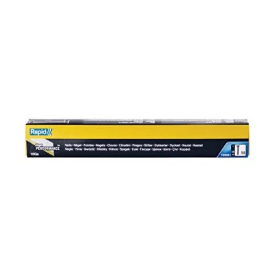 Image of Rapid High Performance No.32 Galvanised Steel Resin Coated Brad Nails, 34 Degrees Angled Nail, Wire Length: 38 mm, 40104406 1000 Pieces