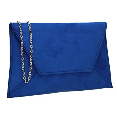 Image of SwankySwans Women&#039;s Dory Clutch Bag, Royal Blue