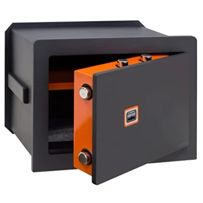 Image of ARREGUI Plus C 181340 Built in Safe with Key Lock Certified Wall Extendable Bottom 27 x 28.5 20/30 cm 11 to 19 L