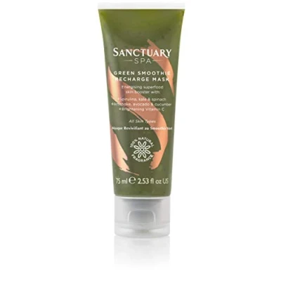 Image of Sanctuary Spa Face Mask, Green Smoothie Recharge 75ml