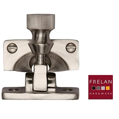 Image of Standard Brighton Sash Fastener 55mm for Sliding Window Satin Nickel