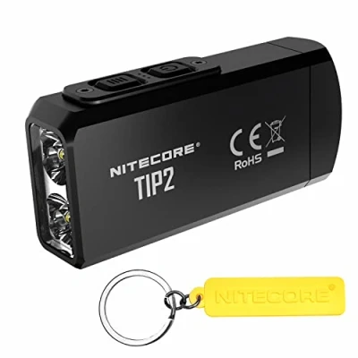 Image of NITECORE TIP 2 (TIP2) 720 Lumen Rechargeable EDC Keychain Flashlight with Tag