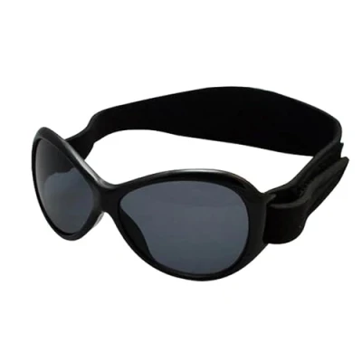 Image of Banz Unisex Child 0 Baby Sunglasses, Black, 1 Count (Pack of 1)