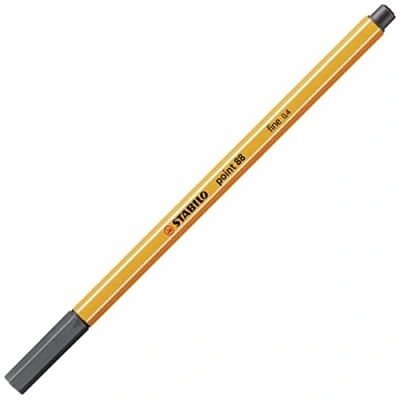 Image of STABILO Fineliner point 88 Pack of 1 Deep Cold Grey