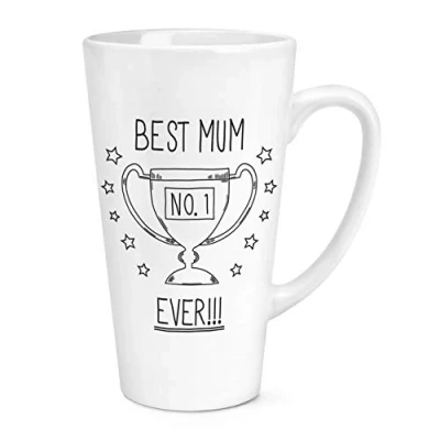 Image of Best Mum Ever No.1 17oz Large Latte Mug Cup