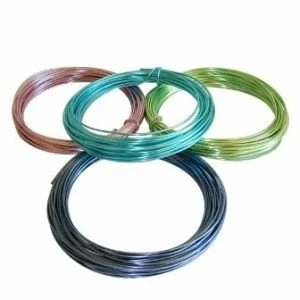 Image of Turquoise Coloured Aluminium Floristry Wire (2mm x 100g)