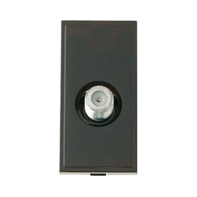 Image of Click New Media Single Female Satellite Module Black 25mm X 50mm 14mm Mm405Bk