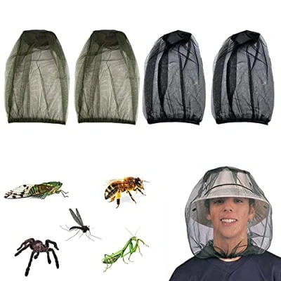 Image of CEO 4 Pack Mosquito Net Face Midge Head Cover Insect Hat Protect From Bug