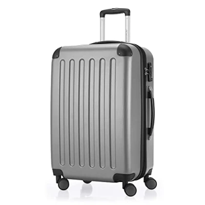 Image of Hauptstadtkoffer Spree Set of 3 Trolley suitcases, Travel (S, M and L) Suitcase Set, 4 Double Wheels, Silver
