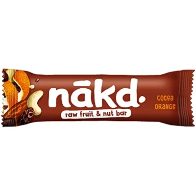 Image of Nakd Gluten Free &amp; Dairy Cocoa Orange Bars 18x35g
