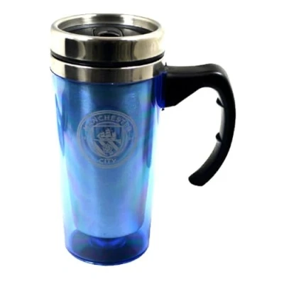 Image of Manchester City Aluminium Travel Mug,450 Millilitres Multi Colour