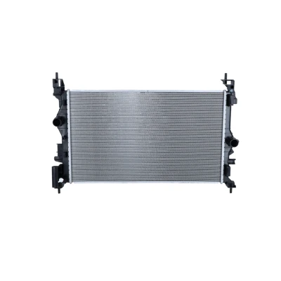 Image of 1300368, 1300377, 13440204, 13486481 Engine radiator NRF 59265 620mm 369mm 16mm Brazed cooling fins VAUXHALL: Corsa Mk4, Adam