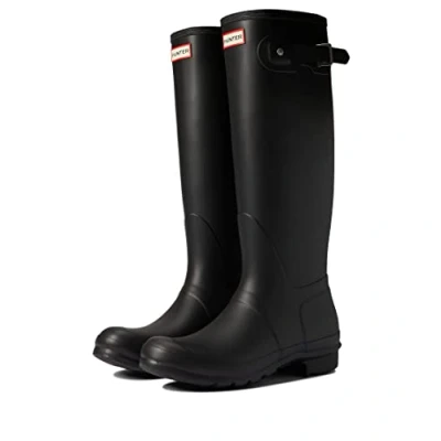 Image of Hunter Original Tall Black Womens Boots Size 6 UK