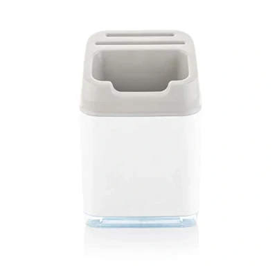 Image of Minky Utensil Caddy, Holder With Knife Slots, Kitchen Organiser &amp; Drainer, Sleek For Accessories, Made in The UK