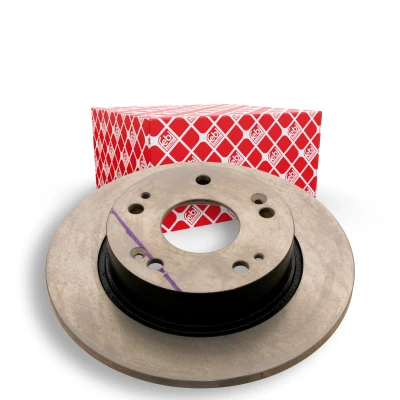Image of 42510SEAE00, 42510SEAE50 Brake disc FEBI BILSTEIN 31304 Rear Axle 260mm 10mm 5 Hole 114,3mm solid Coated HONDA: Accord 7 Limousine