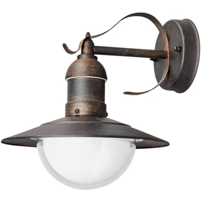 Image of Lindby LED outdoor wall light Clea, width 24 cm, metal