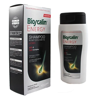 Image of Bioscalin Energy Reinforcing Shampoo with ATP and AJB 200 ml Men&#039;s Hair