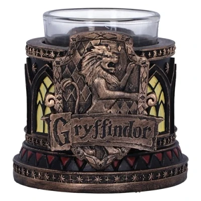 Image of Nemesis Now Harry Potter Gryffindor Tea Light Holder 7.5cm, Resin, Bronze, Officially Licensed Merchandise, Candle Holder, Cast in the Finest Expertly Hand Painted