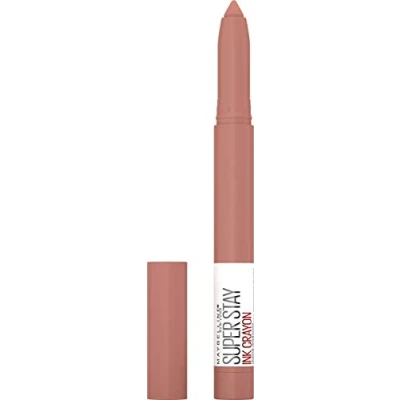 Image of Maybelline New York Super Stay Ink Crayon Matte Long Lasting Lipstick Number 95 Talk To The 1.5g