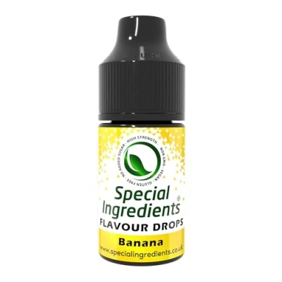 Image of Banana Flavour Drop 30ml Highly Concentrated Versatile Food Flavouring Vegan, Non GMO, Gluten Free