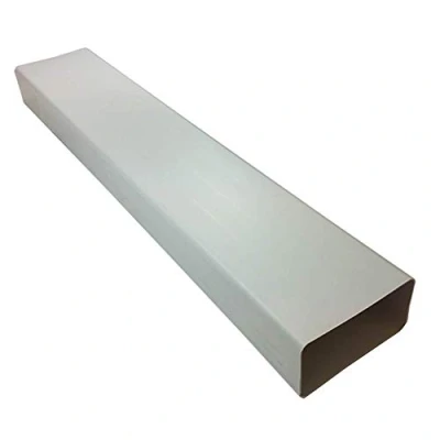 Image of Kair Rectangular Flat Ducting 180mm x 90mm 1 Metre Length Channel Pipe