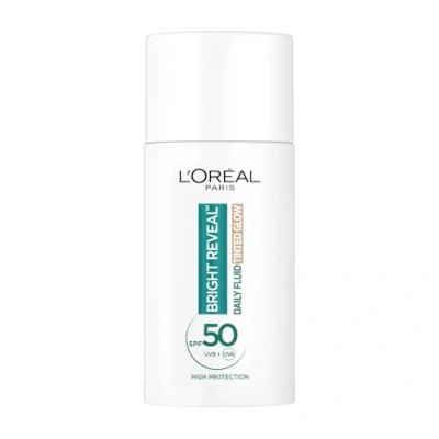 Image of L&#039;Oral Paris Bright Reveal UV Fluid Tinted Glow Pearl SPF50+ 50ml