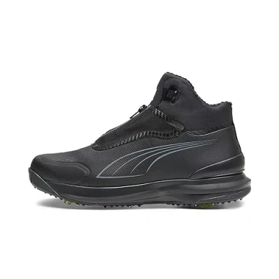 Image of PUMA Men&#039;s DRYLBL Boot Golf Shoe, Black Cool Dark Gray, 7 UK