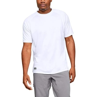 Image of Under Armour Men Tech Polo Short SleeveT Shirt, White (White/White), XX Large