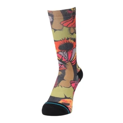 Image of STANCE Gooey Crew Socks Black Large UK Size 9 13