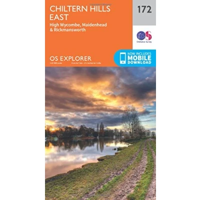 Image of Explorer 172 Chiltern Hills East Map With Digital Version