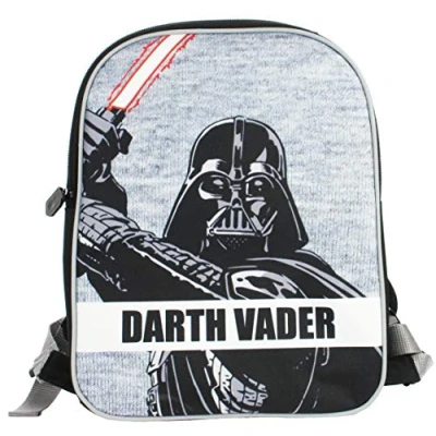 Image of Star Wars Darth Vader Stormtrooper Black &amp; Grey Children&#039;s Backpack