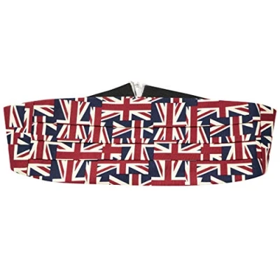 Image of King &amp; Priory Union Jack Cummerbund, Great Britain Cummerbund