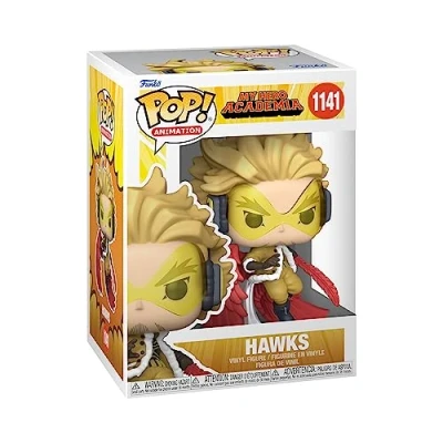 Image of Funko Pop! Animation: My Hero Academia (MHA) Hawks Collectable Vinyl Figure Gift Idea Official Merchandise Toys for Kids &amp; Adults Anime Fans Model Collectors