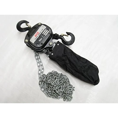 Image of Heavy Duty Chain Block &amp; Tackle with Bag 1 Ton 6 Metre