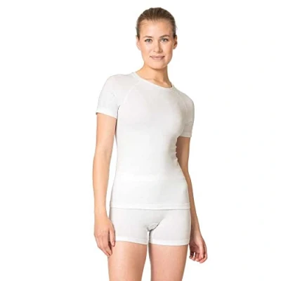 Image of Odlo Women Functional Underwear Short Sleeve Shirt PERFORMANCE LIGHT, white, M