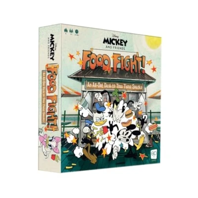 Image of USAopoly Disney Mickey ad Friends Food Fight Party Board Game