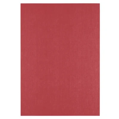 Image of Florence Linen Cardstock Red 250 g Coloured Paper A4 Ruby Card Making Scrapbooking Supplies Tear Resistant Create Elegant Invitations, Gift Boxes and Art Projects