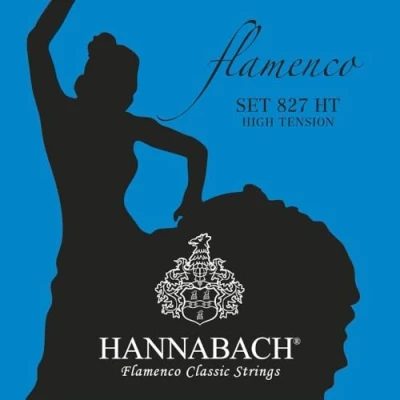 Image of Hannabach classical guitar strings Flamenco Series 827 High Tension set Made in Germany 827HT