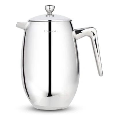 Image of Easyworkz Nando Double Wall French Press Coffee Maker 1000ml Stainless Steel Insulated Thermal Cafetiere