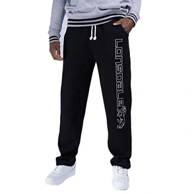 Image of Lonsdale Men&#039;s Stonesfield Joggers, Black, 4XL
