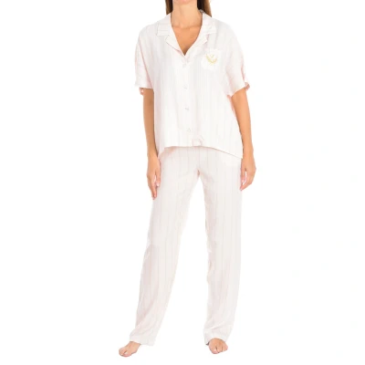 Image of Kisses&amp;Love Womens Short sleeved pajamas Feyza 4807 Pink Viscose Size Large