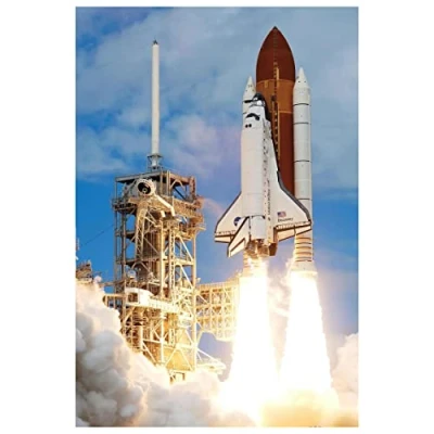Image of Discovery Launch NASA Space Shuttle 1000 Piece Jigsaw Puzzle