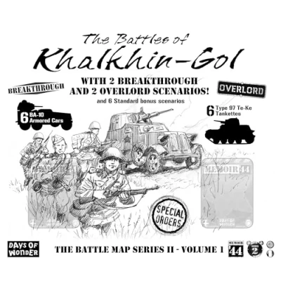 Image of Days of Wonder Memoir &#039;44 Battle Map Khalkhin Gol Expansion Board Game Ages 8+ 2 8 Players 30 90 Minutes Playing Time