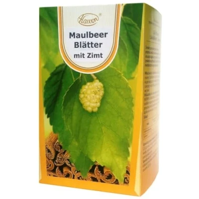 Image of Mulberry Leaf Tea with Cinnamon, 3 Packs, x 20 Bags, for Normal Blood Sugar, Sugar Balance, Extract, Capsules, Carbohydrates, Weight Condition, Natural