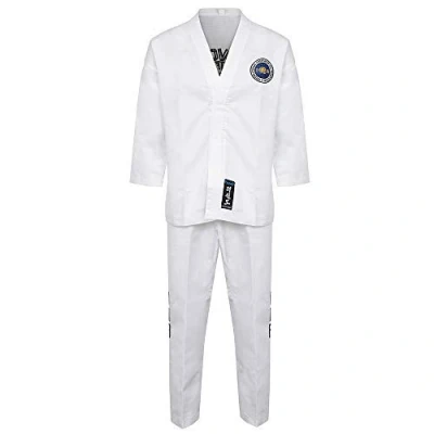 Image of Playwell Elite Diamond Fabric ITF Taekwondo Student Uniform (190cm)