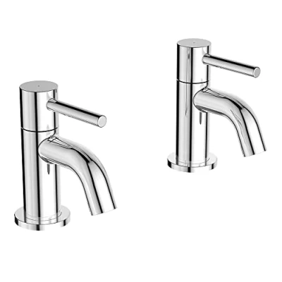 Image of Ideal Standard Ceraline Bath Pillar Taps, BC187AA, Chrome