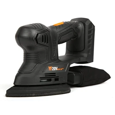 Image of WEN Cordless Palm Sander (Tool Only, 20V Max Battery Not Included) (20401BT), Black